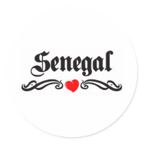 Scotland Tattoo Style Round Stickers