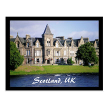 Scotland, UK postcard