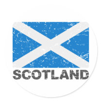 Scotland Vintage Flag stickers