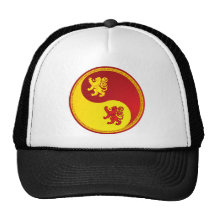 Scotland Ying Yang Trucker Hat