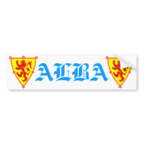 Scotland's Lion Rampant Bumper Stickers