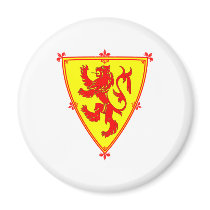 Scotland's Lion Rampant Refrigerator Magnets