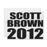 Scott Brown 2012 Custom Invites