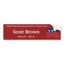 Scott Brown Bumper Sticker
