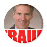 Scott Brown = FRAUD Refrigerator Magnets