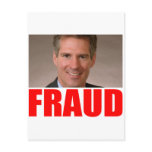 Scott Brown = FRAUD Postcards
