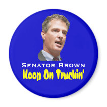 Scott  Brown:  Keep On Truckin' Magnet