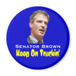 Scott  Brown:  Keep On Truckin' Magnet