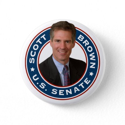 Scott Brown U.S. Senate Button