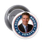 Scott Brown U.S. Senate Button
