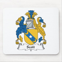 Scott Family Crest mousepads by coatsofarms Scott Family Crest mousepads