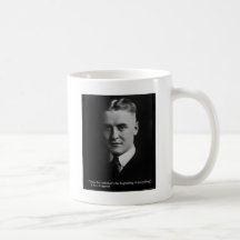 Scott Fitzgerald "Love/Beginning" Quote Gifts Etc Coffee Mugs