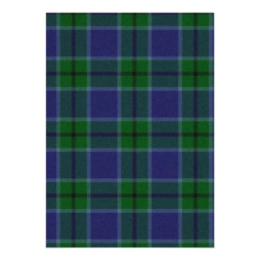 Scott Tartan Plaid Wedding Invitation