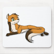 Scott the Weasel Mousepad mousepads