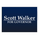 Scott Walker for Governor Card