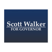 Scott Walker for Governor Postcards