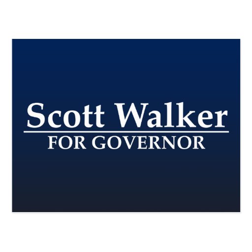Scott Walker for Governor Postcards