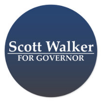 Scott Walker for Governor Stickers