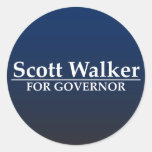 Scott Walker for Governor Stickers