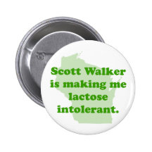 Scott Walker intolerance Pin