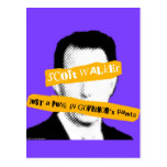 Scott Walker Just a Punk in Governor's Pants Postcards