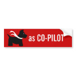 Scottie  as CO-PILOT bumper stickers