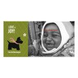 Scottie Christmas Photo Card