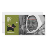 Scottie Christmas Photo Card