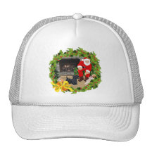 Scottie Dogs at Christmastime Mesh Hats