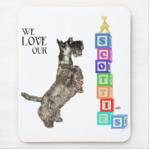 Scottie Finds a Prize Mouse Pads