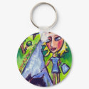 Scottie lady in blue keychains by zadajeanne Scottie lady in blue keychains