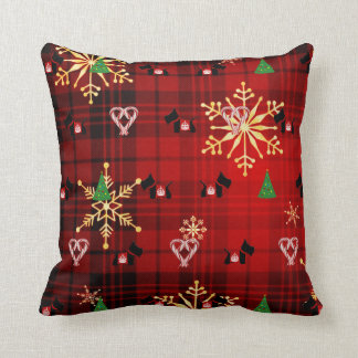 scottie christmas pillow