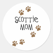 Scottie Mom Stickers