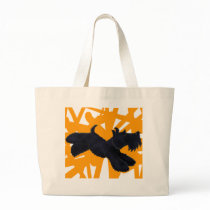 Scottie Run Tote bags