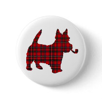 Scottie Scots Terrier Tartan Dog buttons