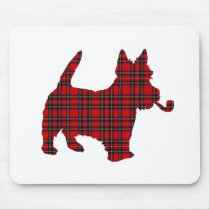 Scottie Scots Terrier Tartan Dog mousepads by Funkart Scottie Scots Terrier Tartan Dog mousepads