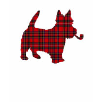 Scottie Scots Terrier Tartan Dog t-shirts