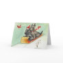 "Scottie Sleigh Ride" Dog Art Christmas Cards