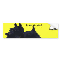Scottie (...wag, wag, wag...) bumper stickers
