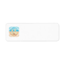 Scotties at Beach Return Address Labels