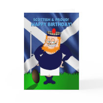 Scottish and Proud Rugby Birthday Card