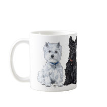 Scottish and West Highland White Terrier Mug