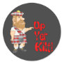 Scottish Attitude Round Stickers