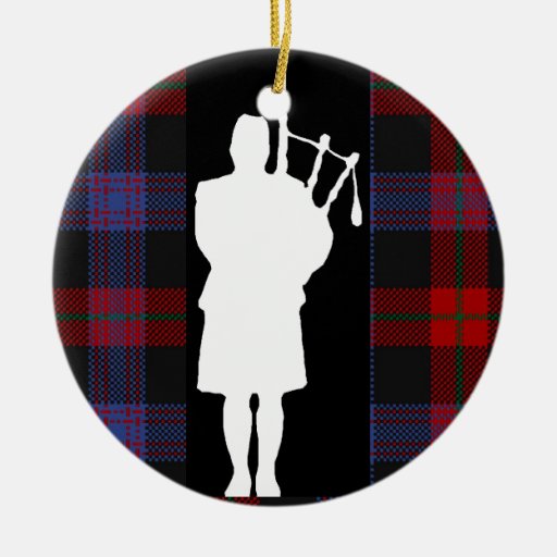 Scottish Bagpiper Christmas Ornaments Zazzle