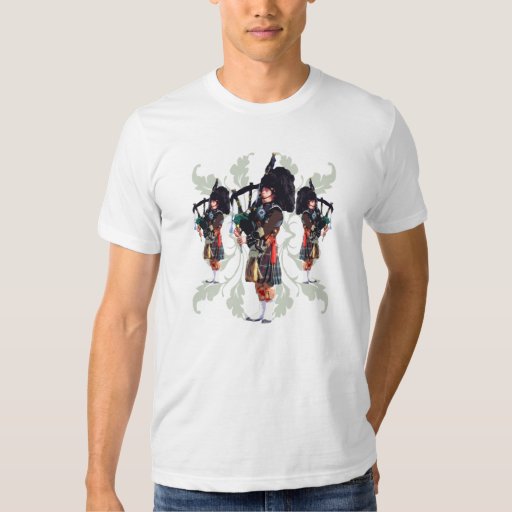 Scottish Bagpipes TShirt Zazzle