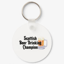 Scottish Beer Drinking Champion keychains