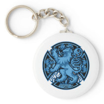 Scottish Blue Lion Cross Key Chains