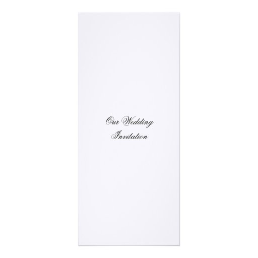 Scottish Bride and Groom Wedding Invitation - slim