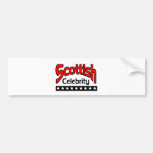 Scottish Celebrity Bumper Stickers
