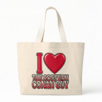 Scottish Conan Guy Tote Bags